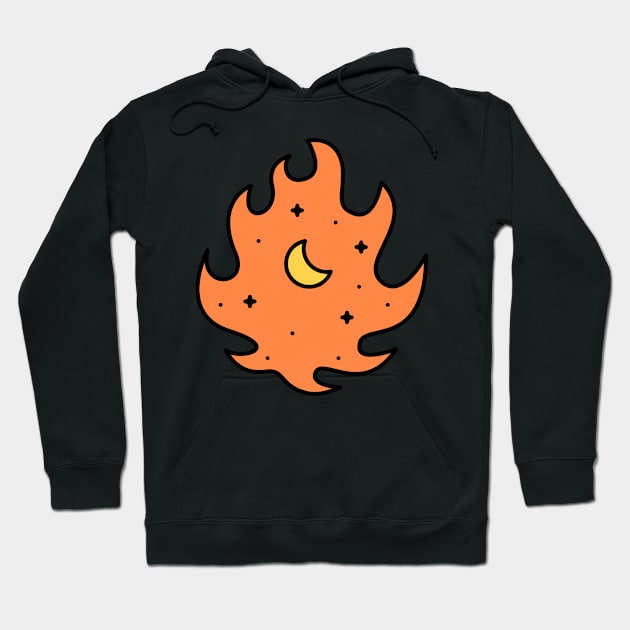 Bonfire Hoodie by polkamdesign